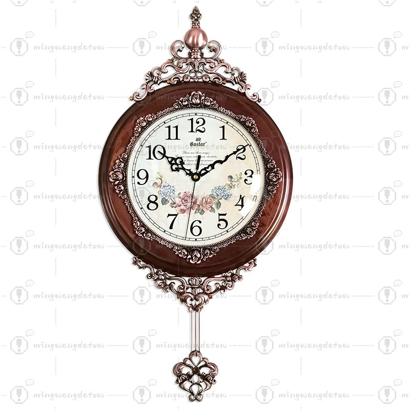 Watches & Jewelry Repair Center Photos - นาฬิกาแขวนผนังเหล็กและไม้สไตล์ยุโรปย้อนยุค นาฬิกาแขวนผนังแบบเงียบ นาฬิกาตกแต่งศิลปะสำหรับห้องนั่งเล่นที่บ้าน