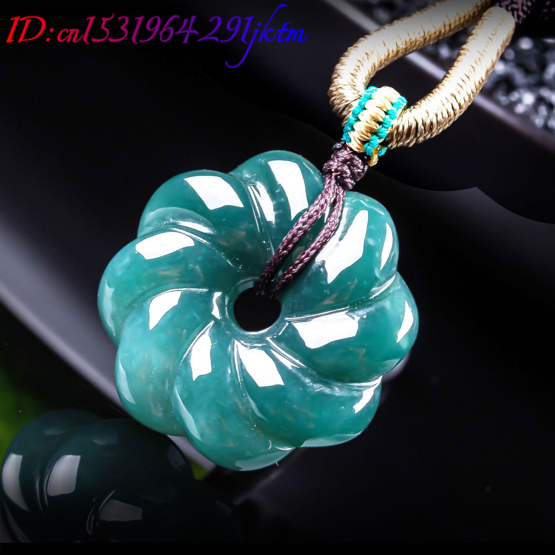 จี้สร้อยคอหยกพม่าแท้รูปดอกไม้  - The Jewelry & Watches บทวิจารณ์และราคา