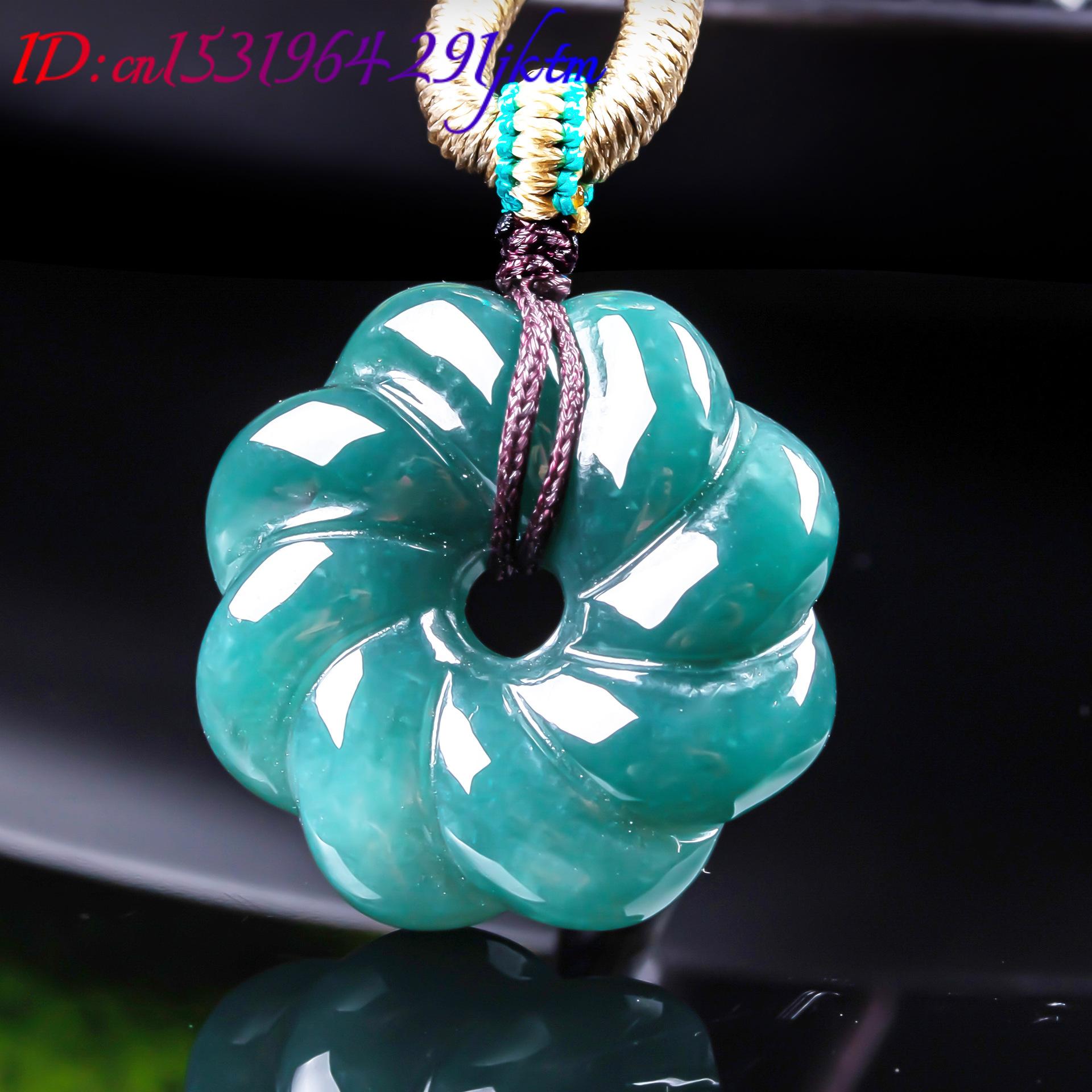 จี้สร้อยคอหยกพม่าแท้รูปดอกไม้  - The Jewelry & Watches บทวิจารณ์และราคา