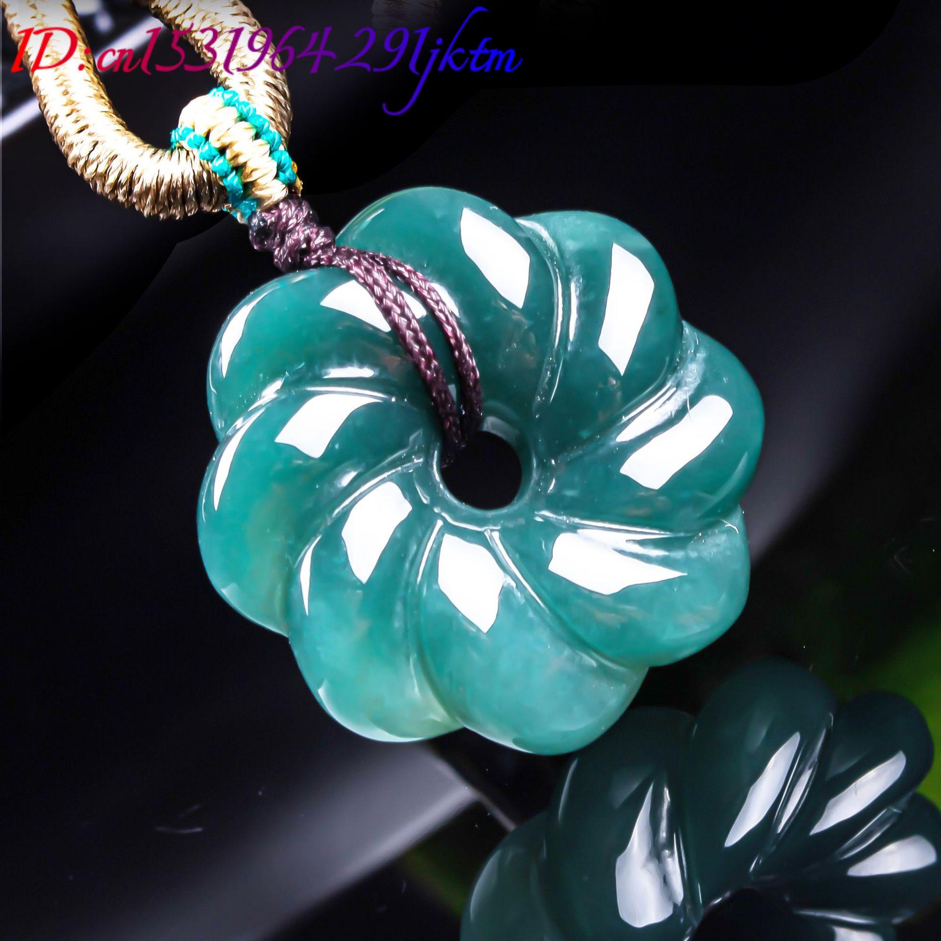จี้สร้อยคอหยกพม่าแท้รูปดอกไม้  - The Jewelry & Watches บทวิจารณ์และราคา
