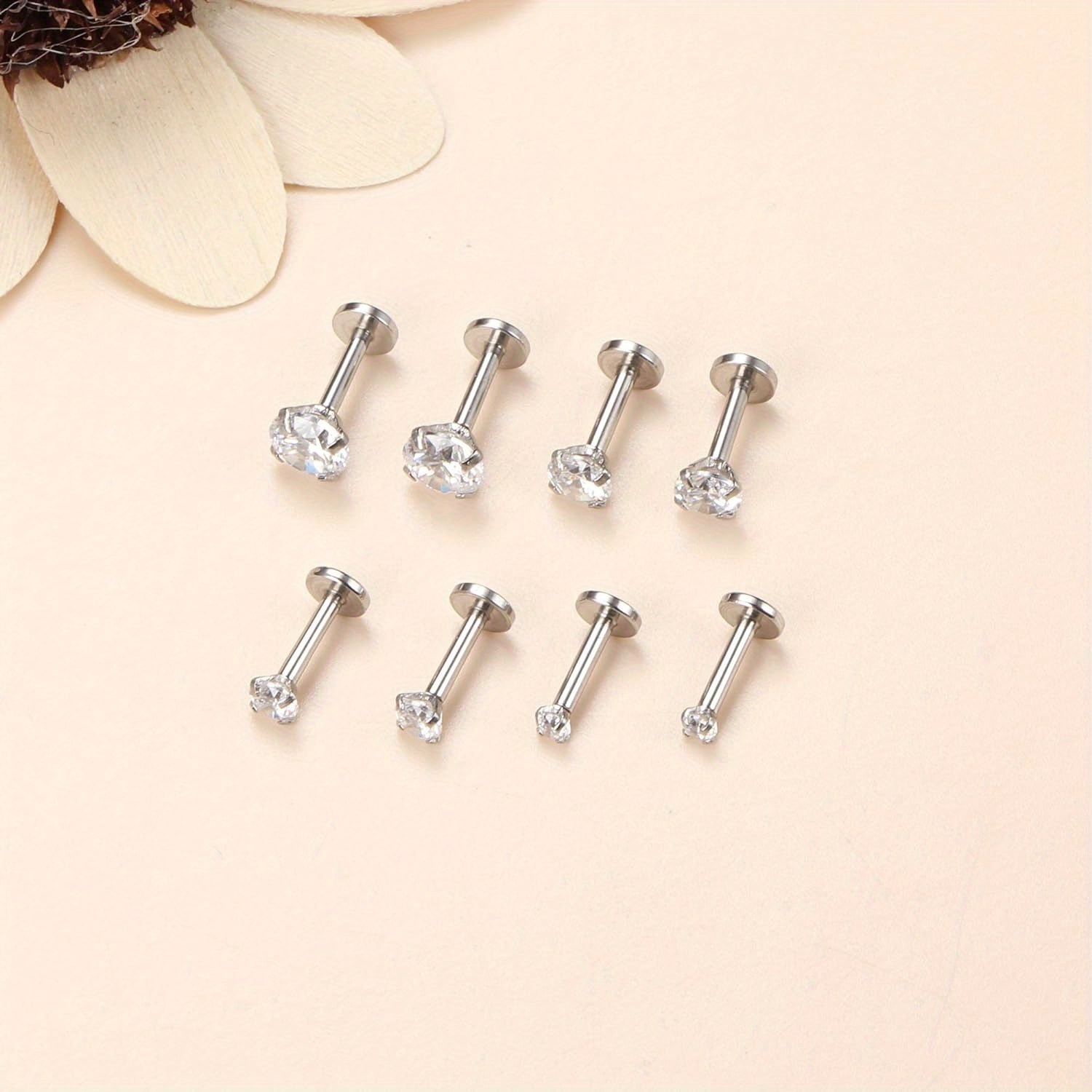 Drperfect ห่วงเจาะเกลียวสแตนเล - Opal Earrings Dangle บทวิจารณ์และราคา