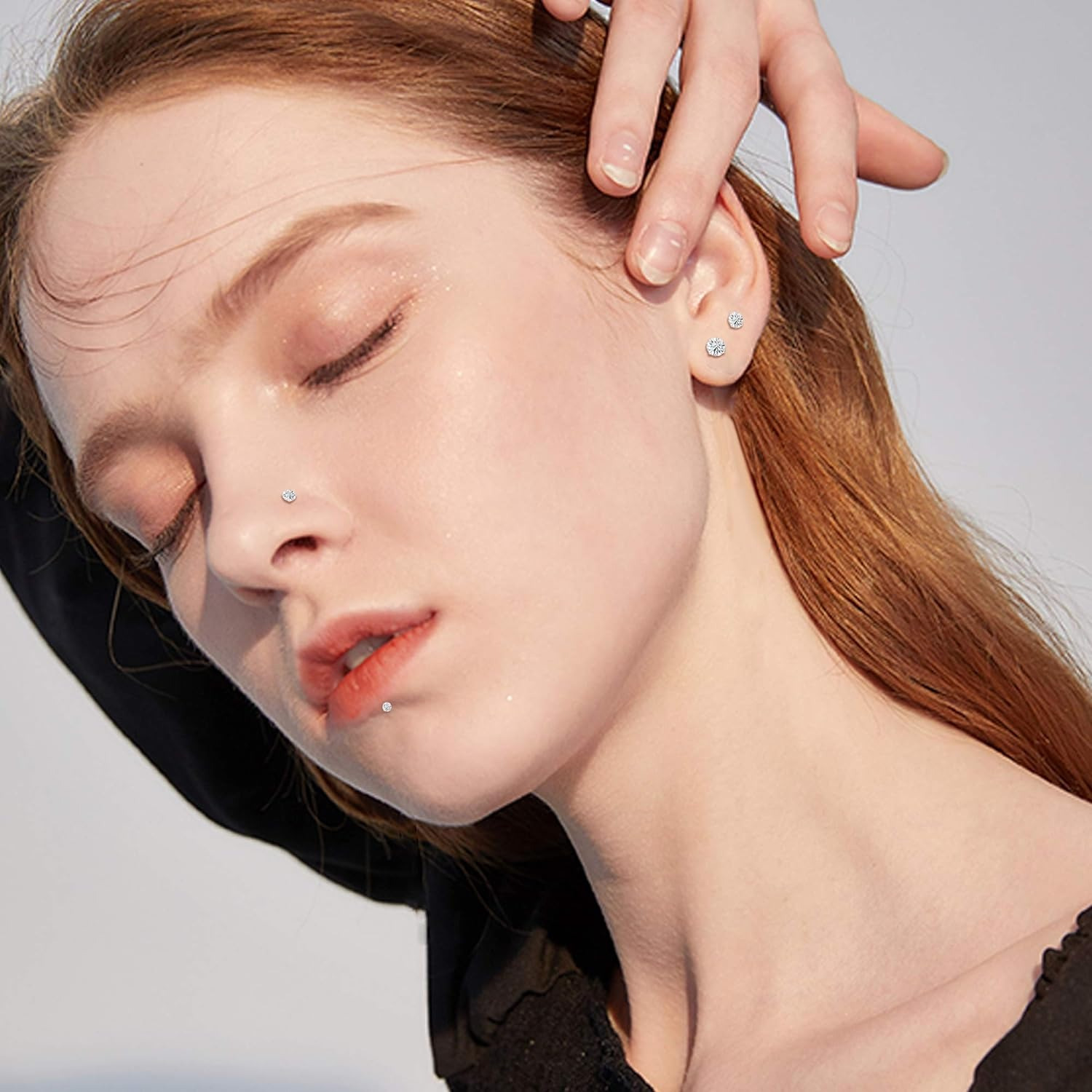 Drperfect ห่วงเจาะเกลียวสแตนเล - Opal Earrings Dangle บทวิจารณ์และราคา