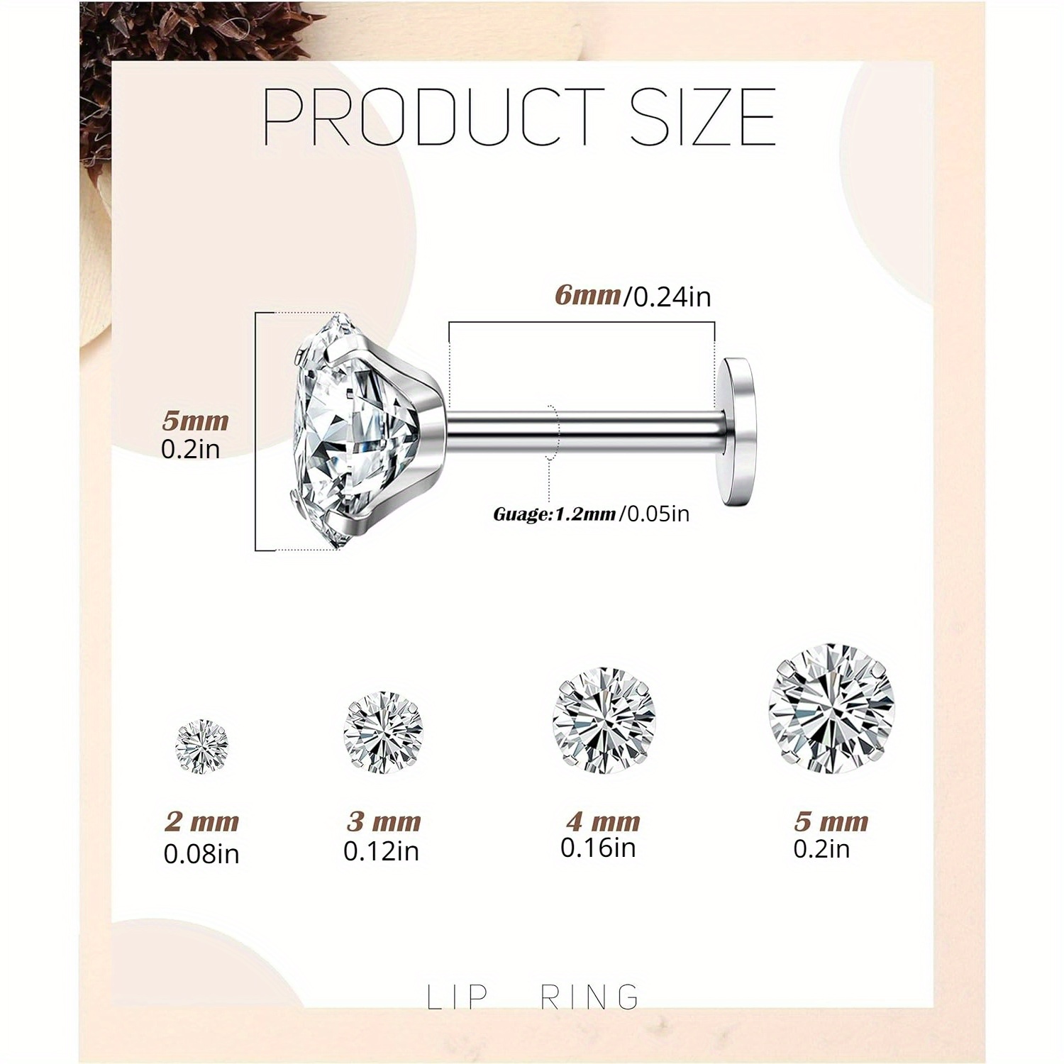Drperfect ห่วงเจาะเกลียวสแตนเล - Opal Earrings Dangle บทวิจารณ์และราคา