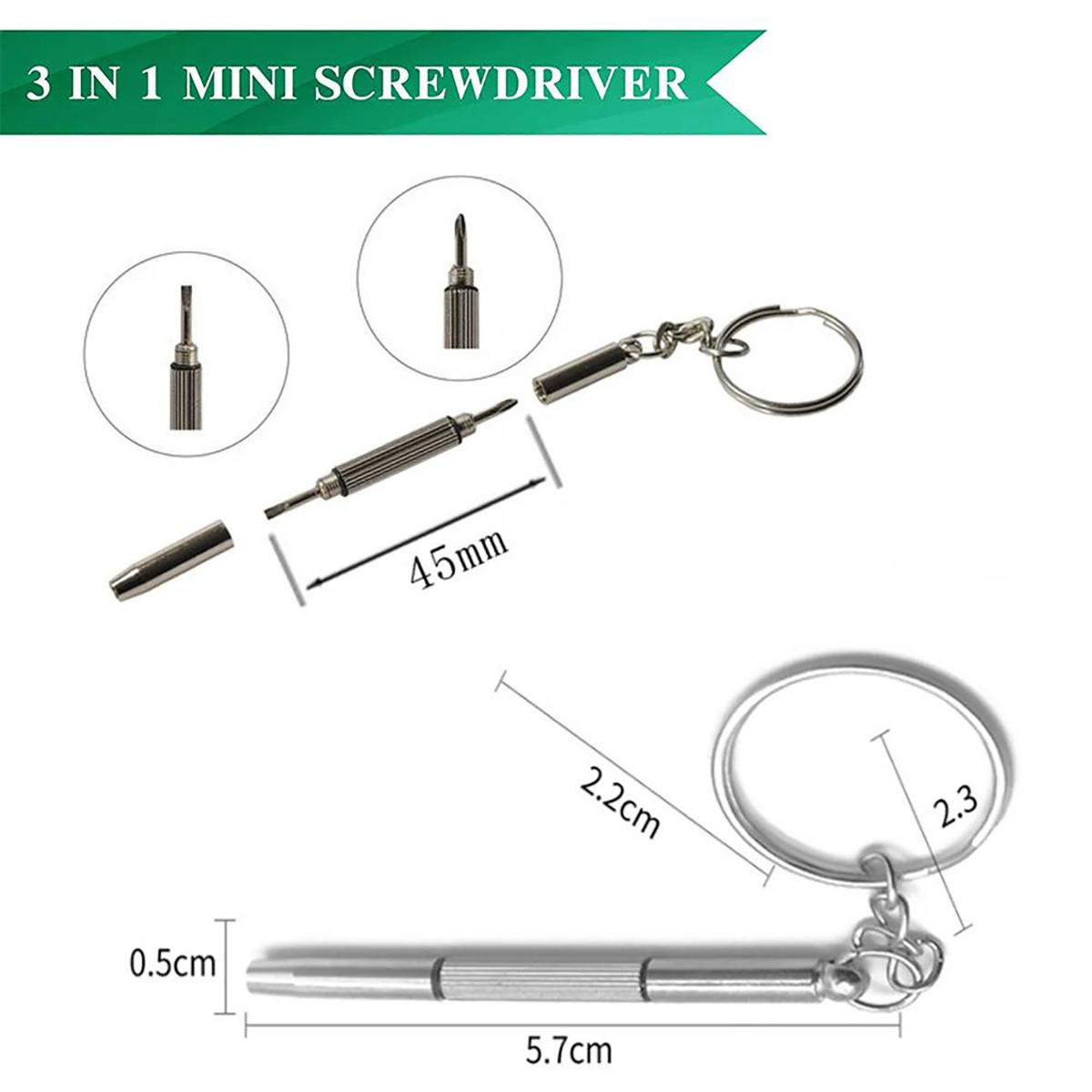ชุดไขควง 3 in 1 ขนาดเล็กพกพาสะ - Jewelry Repair & Watches Reviews บทวิจารณ์และราคา