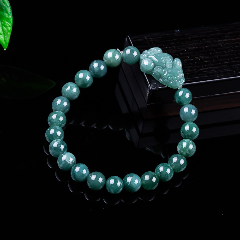หยกพม่าธรรมชาติ กำไลข้อมือปี่เ - The Jewelry & Watches บทวิจารณ์และราคา