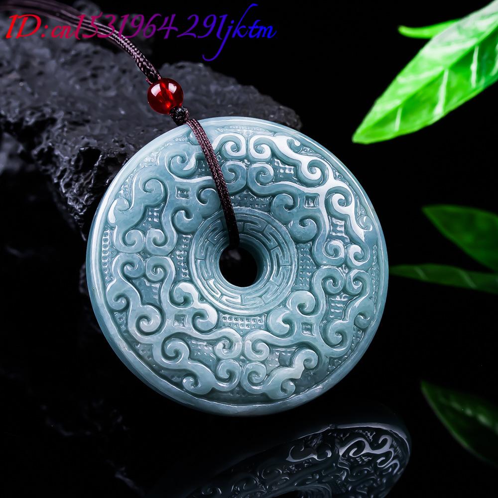 หยกพม่าธรรมชาติจี้ดอกไม้สร้อยค - The Jewelry & Watches บทวิจารณ์และราคา