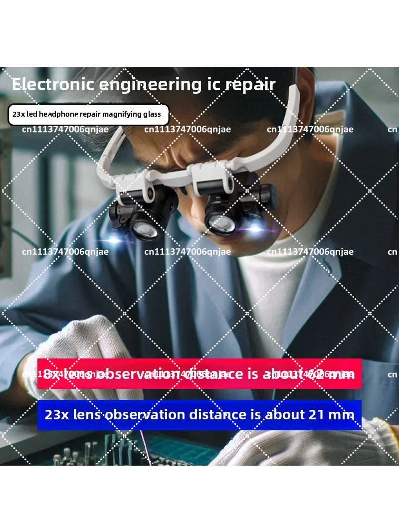 แว่นขยายแบบสวมศีรษะ 23 เท่า พร - Jewelry Repair & Watches Reviews บทวิจารณ์และราคา