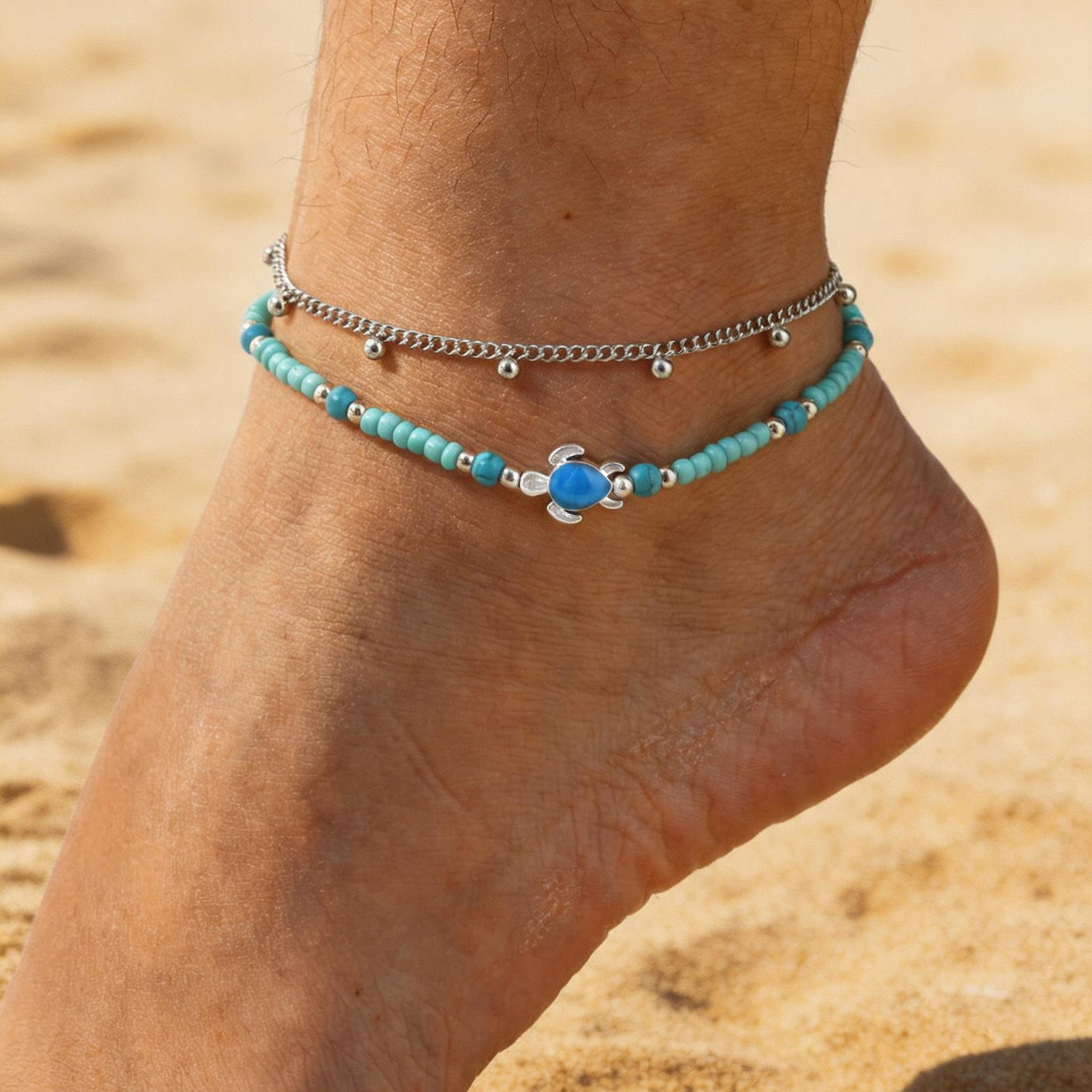 ชุดสร้อยข้อเท้าสแตนเลสสตีลแบบห - Jc Jewelry & Watches บทวิจารณ์และราคา