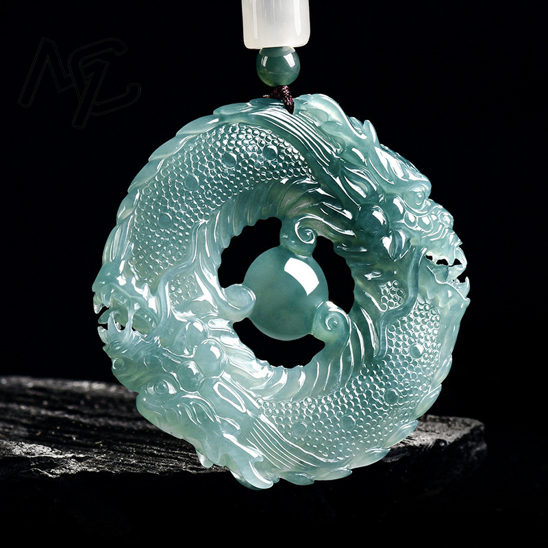 หยกธรรมชาติแท้ สีฟ้าน้ำทะเล หย - The Jewelry & Watches บทวิจารณ์และราคา