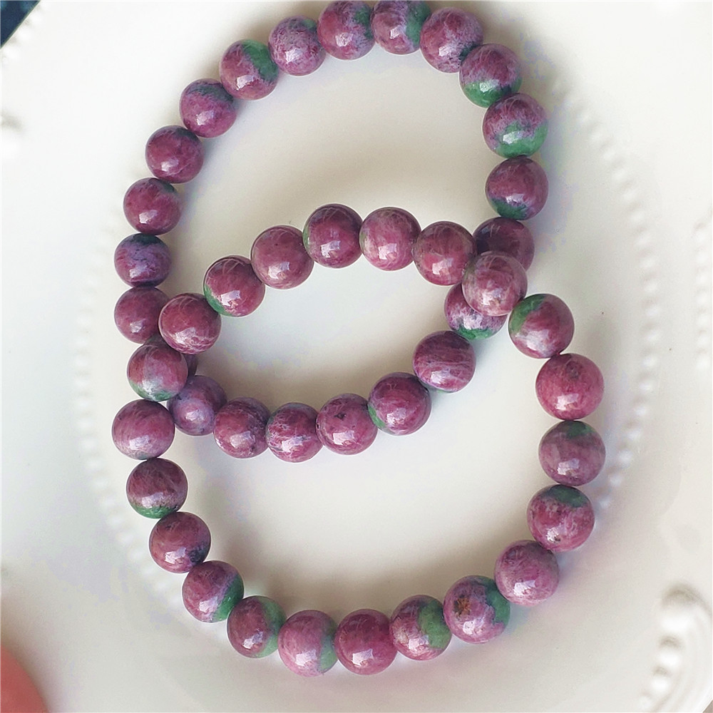 สร้อยข้อมือพลอยทับทิมสีแดงธรรม - Gemstone Bracelet Healing บทวิจารณ์และราคา
