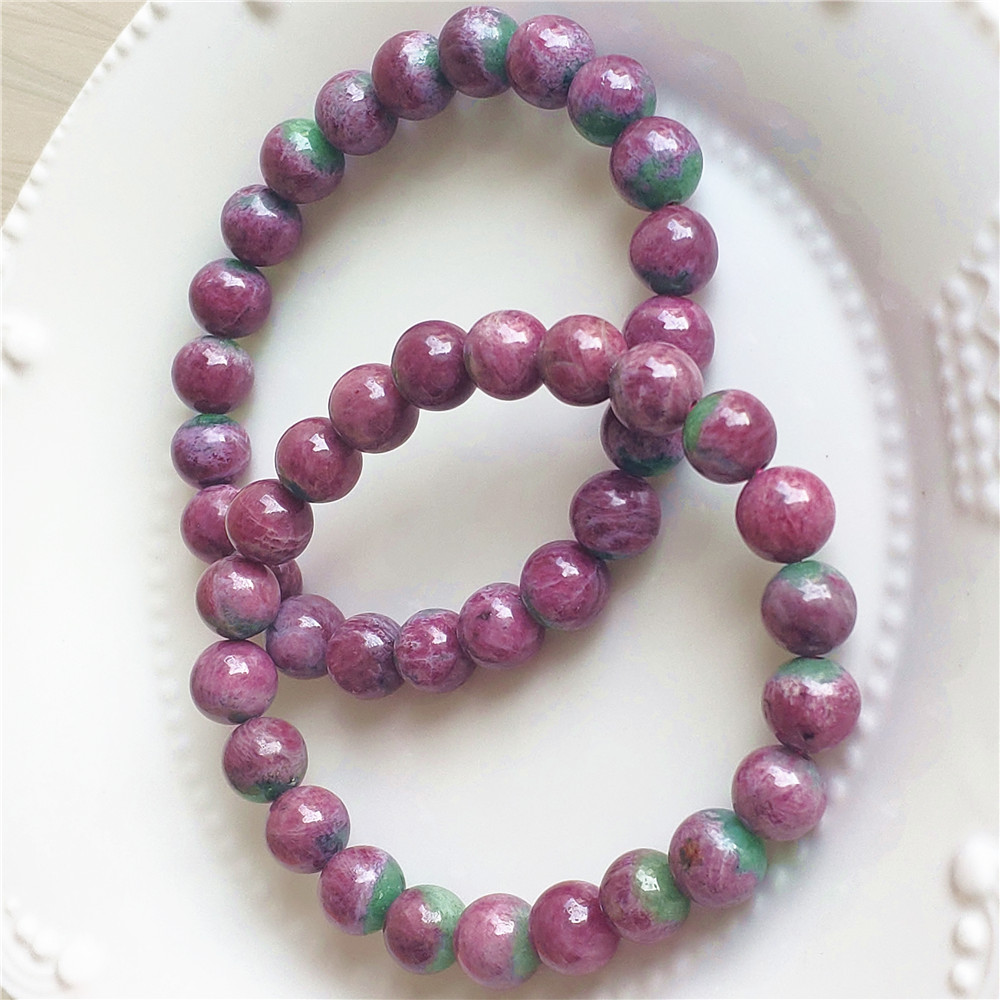 สร้อยข้อมือพลอยทับทิมสีแดงธรรม - Gemstone Bracelet Healing บทวิจารณ์และราคา