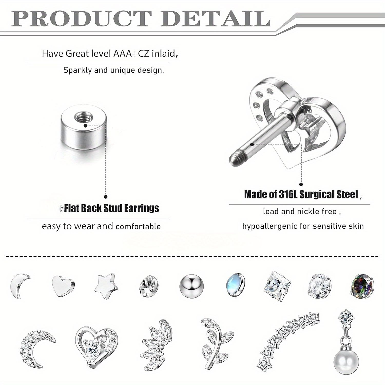 Drperfect สแตนเลสสตีลกระดูกอ่อ - Opal Earrings Dangle บทวิจารณ์และราคา