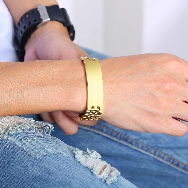 Vnox Mens 15 มม.ID: สร้อยข้อมื - Jewelry Type Watches บทวิจารณ์และราคา