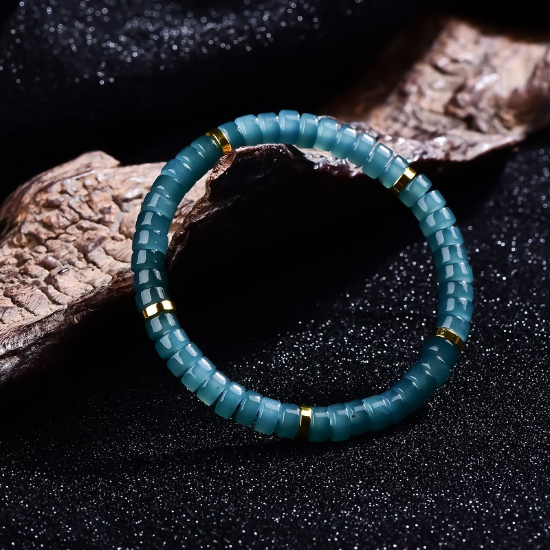 สร้อยข้อมือลูกปัดหยกธรรมชาติสี - The Jewelry & Watches บทวิจารณ์และราคา