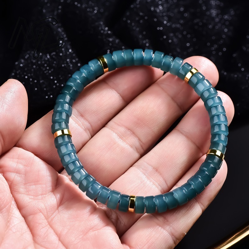 สร้อยข้อมือลูกปัดหยกธรรมชาติสี - The Jewelry & Watches บทวิจารณ์และราคา