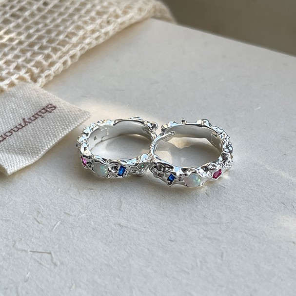 925 เงินสเตอร์ลิงโอปอล Hoop ต่ - Opal Earrings Dangle บทวิจารณ์และราคา