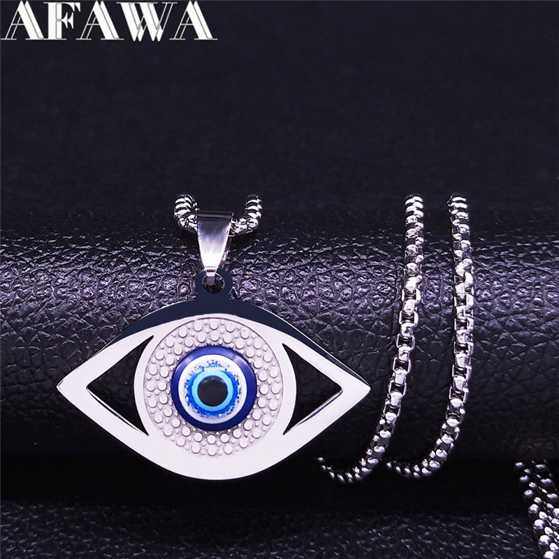 อิสลาม ฮัมซา สร้อยคอตาปีศาจสีฟ - The Jewelry & Watches บทวิจารณ์และราคา