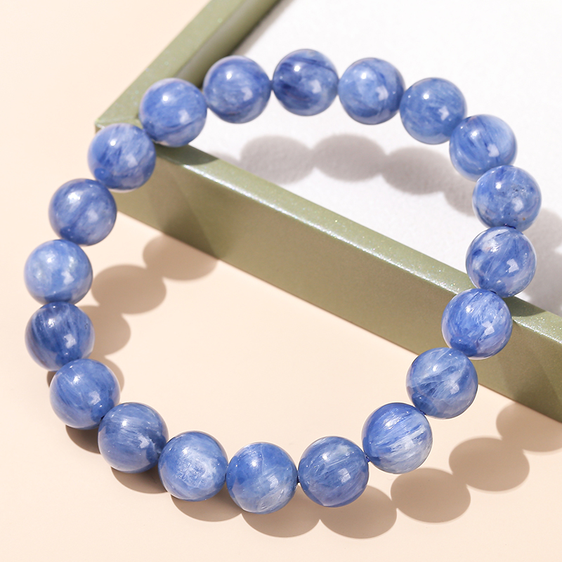กำไลข้อมือไคยาไนต์ธรรมชาติจากบ - Gemstone Bracelet Healing บทวิจารณ์และราคา