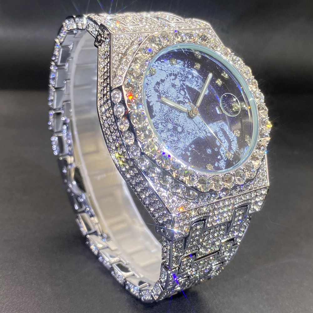 นาฬิกาควอตซ์ผู้ชายฮิปฮอป MISSF - Jewelry Type Watches บทวิจารณ์และราคา