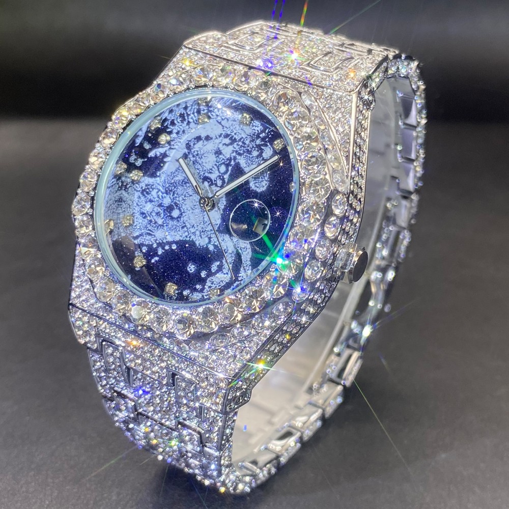 นาฬิกาควอตซ์ผู้ชายฮิปฮอป MISSF - Jewelry Type Watches บทวิจารณ์และราคา
