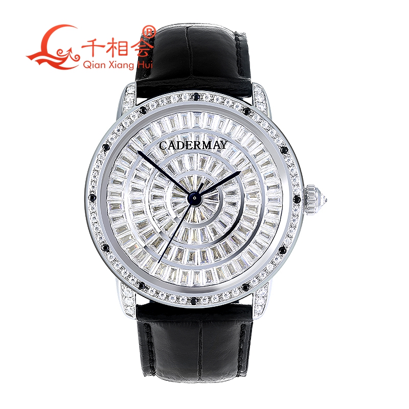Full Moissanite baguette นาฬิก - Vvs Jewelry Watches บทวิจารณ์และราคา