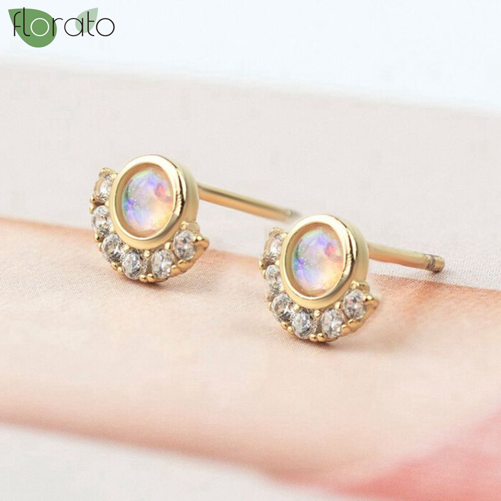 925 เงินสเตอร์ลิงเข็มประณีตขนา - Opal Earrings Dangle บทวิจารณ์และราคา